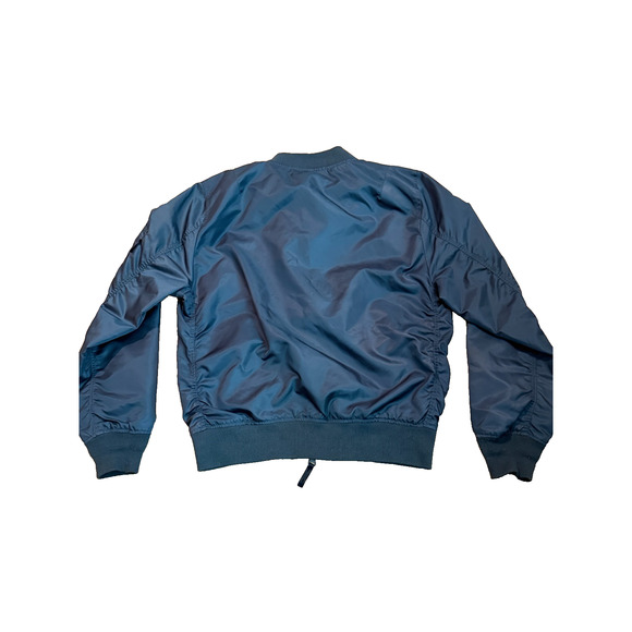 Ring of Fire Bomber Flight Jacket Mens XXL Olive Green Zip-Up, ROF Flight Crew - Picture 2 of 7